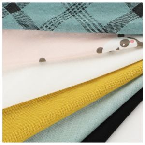 Buy cheap Certificated Super Soft 100% Organic Bamboo Cotton Polyester Knitting Jersey Rib Interlock Fabric Wholesale for T Shirt from wholesalers