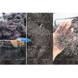 Automatic Carbon Black Tire Pyrolysis Steel Wire Separator with ≥98% Recovery