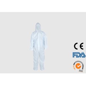 Buy cheap Anti Static Asbestos Disposable Coveralls With Elastic Wrist / Waist / Ankle product