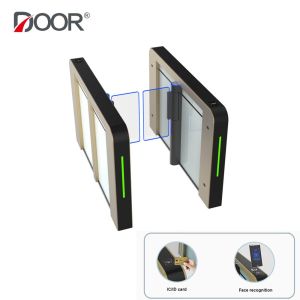 12 Pairs Of Infrared Pedestrian Turnstile Speed Gate With Face Recognition