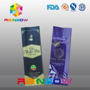 Buy cheap Custom Shiny Back Seal Plastic Pouches Packaging for Coffee / Coffee Bean from wholesalers