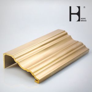 Buy cheap Rustproof Brass H Moding Sections / Extruding Copper H Slot Frames from wholesalers