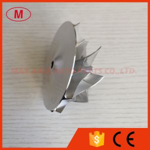Buy cheap TD05H 54.06/71.40mm 6+6 blades Performance GT30 profile, high Blade turbo milling/aluminum 2618/billet compressor wheel from wholesalers