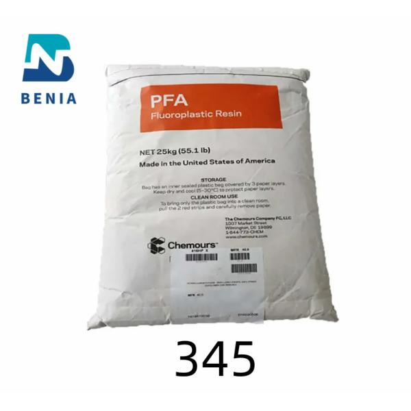 Quality Dupont PFA 345 Perfluoroalkoxy PFA Virgin Pellet Powder For Cable Insulation for sale