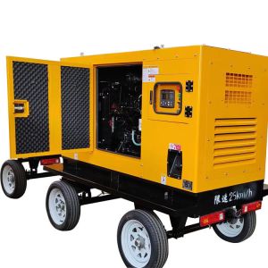 Buy cheap 30KW Kangmingsi Generator Set with ISO9001 Sound Attenuated Enclosure Water Cooling System Mobile Trailer and Auto Start from wholesalers