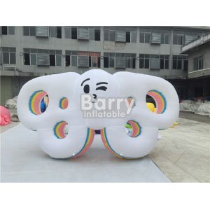 Buy cheap PVC Tarpaulin Inflatable Cartoon Characters , Digital Printing Blow Up Butterfly Wing Model With LED Light from wholesalers