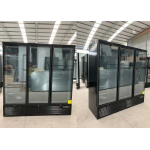 Buy cheap Upright Triple Glass Door Freezer Merchandiser In Matt Black from wholesalers