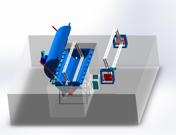 Buy cheap Easy Maintenance Rock And Roll Rotomoulding Machines With Delta PLC Control from wholesalers