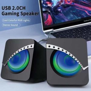 Buy cheap OEM 2 X 3W Black 2.0 PC Speakers Fullband Frequency For Home Office from wholesalers
