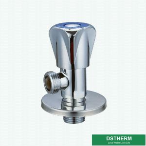 Hot Water Chromed Wall Mounted Toilet Water Stop Round Handle Quick Open