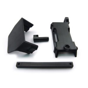 Automotive Cover Injection Molding Molds Polishing Sandblast Black Cover 3D