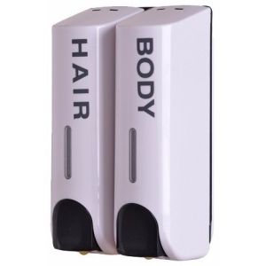 Buy cheap 2 x 350ml Manual Double Application Liquid Soap Dispenser product