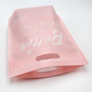 Buy cheap Pink 80gsm Reuse Die Cut Ultrasonic Nonwoven promotion bag from wholesalers