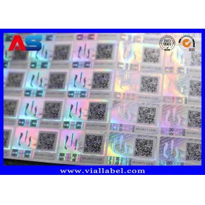Buy cheap Scratch Off Custom Holographic Stickers Printing With Free Design MOQ 10000pcs from wholesalers