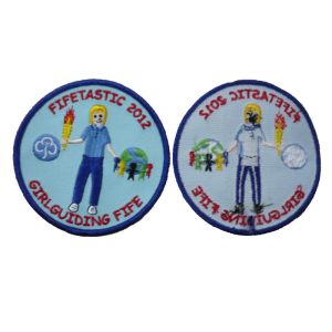 Embroidered Custom Patches / Badges With Personalized Pattern For Clothing /