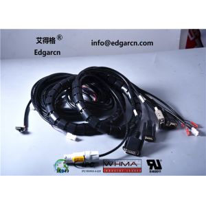Crimping Industrial Cable Assemblies Customized Length Iso9001 Approved