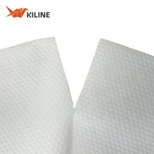 Buy cheap White Wood Pulp PP 60gsm Disposable Kitchen Towels Roll from wholesalers