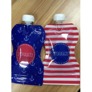 Buy cheap Leakproof  Reusable Baby Food Pouches with Bottom Double Zipper from wholesalers
