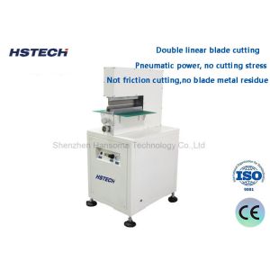 Buy cheap Pneumatic Driven Blade Metal Low Cutting Force Stress V Cut PCB Depanelizer from wholesalers