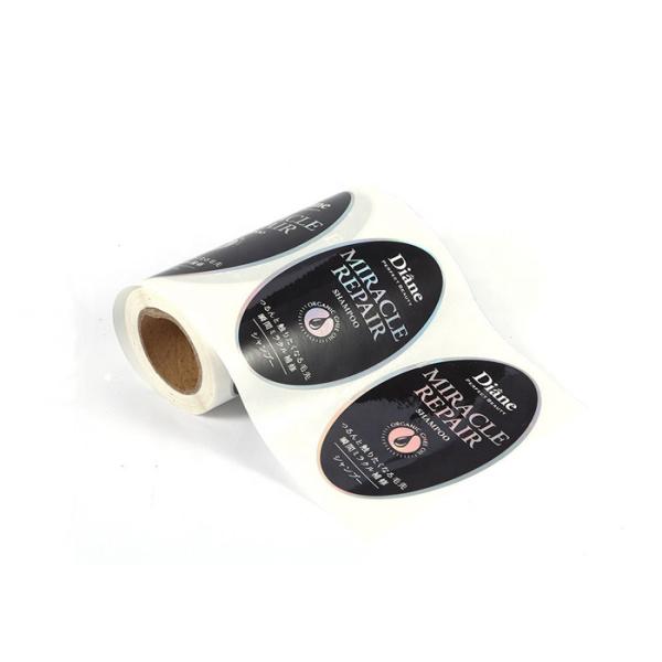 Quality Moisture Custom Adhesive Labels Environment Friendly With Glossy Varnishing Surface for sale