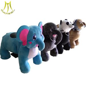 Buy cheap Hansel amusement park coin operated motorized led light plush animals from wholesalers