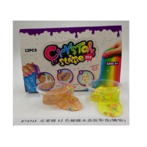 Buy cheap Stress Relief Transparent Crystal Slime Mud Stretchy Soft Phthalate Free from wholesalers
