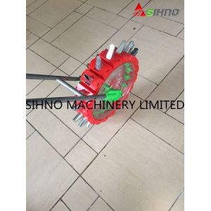 Buy cheap 2016 New Model Hands Pushing Small Manual Grain and Beans Seeder from wholesalers