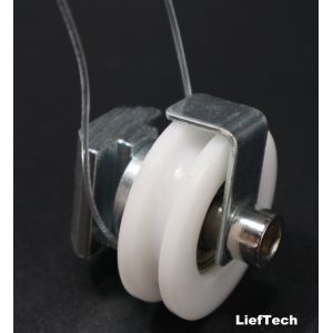 Die Casting Aluminum U Groove Pipe Wheels T Slot Profile With Slider