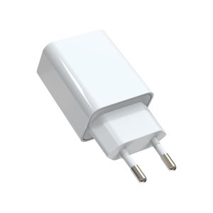 5V 2.4A Dual USB Portable Charger , Travel Cell Phone Charger EU Plug