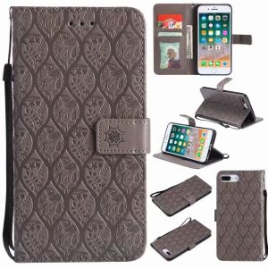 Buy cheap iPhone Leather Protective Case with Flower Embossed Pattern from wholesalers