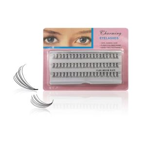 Buy cheap 60pcs/Set Individual Black Natural Fake Eyelash Long Cluster Extension from wholesalers