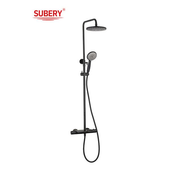Pexmax Luxury Thermostatic Chrome Bathroom Shower Set