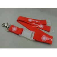 Buy cheap Silk Screen Printing Polyester Promotional Lanyards , Customized Sublimation Fair Lanyard product