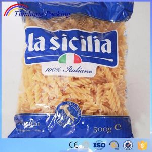 Buy cheap Custom printing clear plastic flour macaroni pasta spaghetti packaging bag from wholesalers