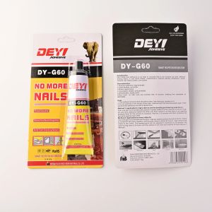 G60 No More Nails Glue Heavy Duty Mounting Adhesive For Wood Ceramic Metal More