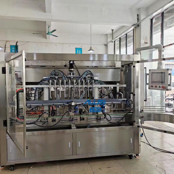 Buy cheap Custom 10 Nozzles Bottle Liquid Filling Machine 1500bph Shampoo filler from wholesalers