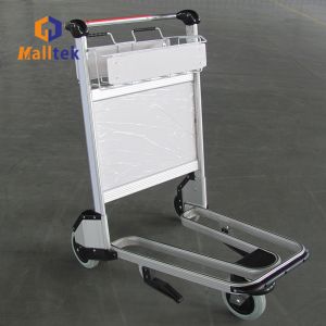 Buy cheap Intermational Airport Aluminum Alloy Airport Luggage Trolley With Brake from wholesalers
