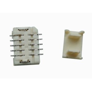 Beige SMT Wire To Board Power Connector 10 Pin Header 1.0mm Pitch DIP Type