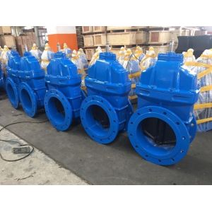 Gate Valves DIN3352 F4 Cast Iron Resilient Seated Valve with Stainless Steel