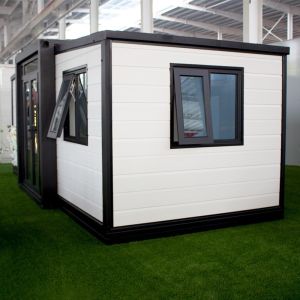 Buy cheap Compact Structure Expandable Container House Steel Frame Prefab Container Homes from wholesalers