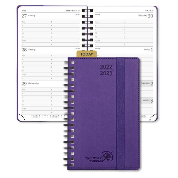 Quality OEM ODM Small ECO Friendly Academic Planner With Plastic Ruler for sale