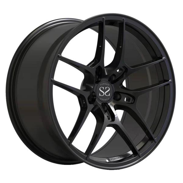 Quality Matt Black Rims 1-Piece Forged Wheels Monoblock 24inch For M240I for sale