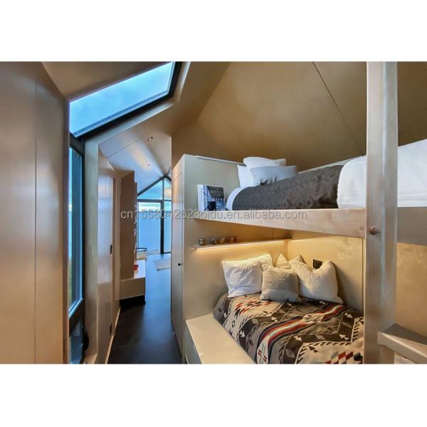 50/75/100mm Wave Sandwich Panel Modular Steel Structure Prefabricated Shipping Mobile Kitchen Restaurant Container House on Wheels