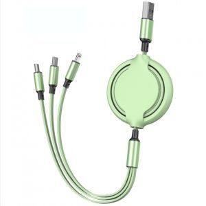Buy cheap Extendable 3 In 1 8Pin USB Chargeing Data Cable Soft PVC Material from wholesalers