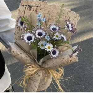 Buy cheap Florist Wrapping and Bouquet Packing Paper Vintage Hand Torn Leaf Vein in Many Colors from wholesalers