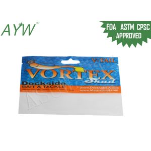 Buy cheap Plain Mylar Resealable Pet Food Bag Fishing Accessories With Three Side Seal from wholesalers