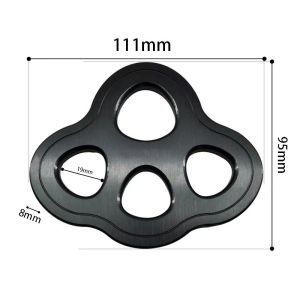 Versatile Multi-Hole Force Distribution Plate Climbing Gear Anchor Point