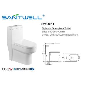 New Design Inodoro China Suppliers Siphonic WC Pipe glazed with antibacterial ,