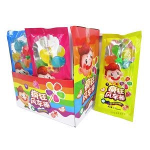 Buy cheap Hard Bolied Candy Windmill Shape Lollipop Party Candy With Assosrted Fruit Flavor from wholesalers