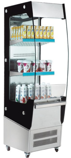 Quality 180L Display Refrigerated Cabinet Undercounter Air Curtain Merchandiser ETL for sale